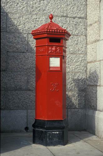 City of London Post Box - Phone and Post Box England Box 2 File 6 m2 8 