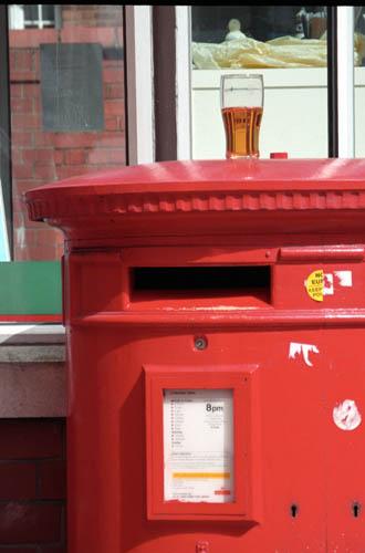 Pint of Larger and the Post Box - Post Telephone Boxes England Box 2  File B 1ns 34 