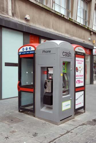 Cash Management -  Miscellaneous England Liverpool Telephone Box Cash Machine UK_DSC0295