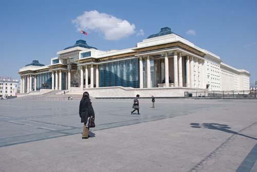 4 Across The Granite  Square Parliament House - Buildings, Places, Monuments, Ulaanbaatar, Mongolia, _DSC0030