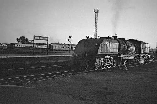 Bulawayo Station - Box 6 File 7 ns 8 35 Transport Zimbabwe Steam Train