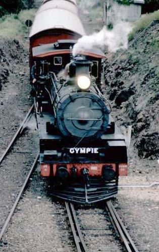 Scene From the Past - Transport Australia Box 1 file 2 12ns 25 Steam Railway Engine