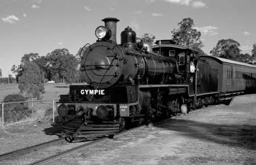  All Black and White - Transport Australia Box 1 file 2 ns 8 12 Steam Railway Train BW
