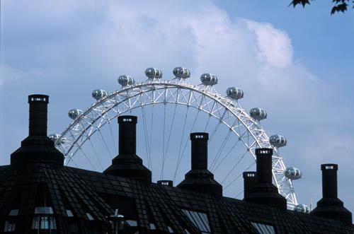 London Eye - over Portcullis 3a - UK London BPM Box 2 File 2  ns 5 3 