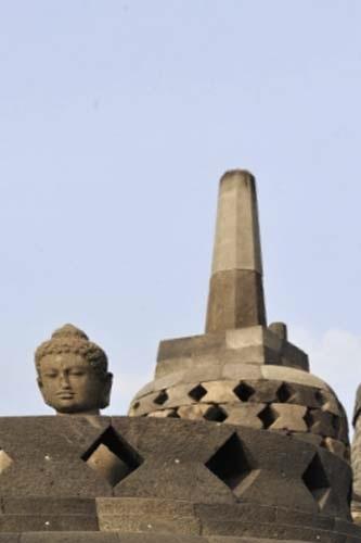 2 Borobudur Ancient Buddhist Temple. Indonesia, Java, BPM