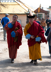  Buddhist Monks At The Temple
